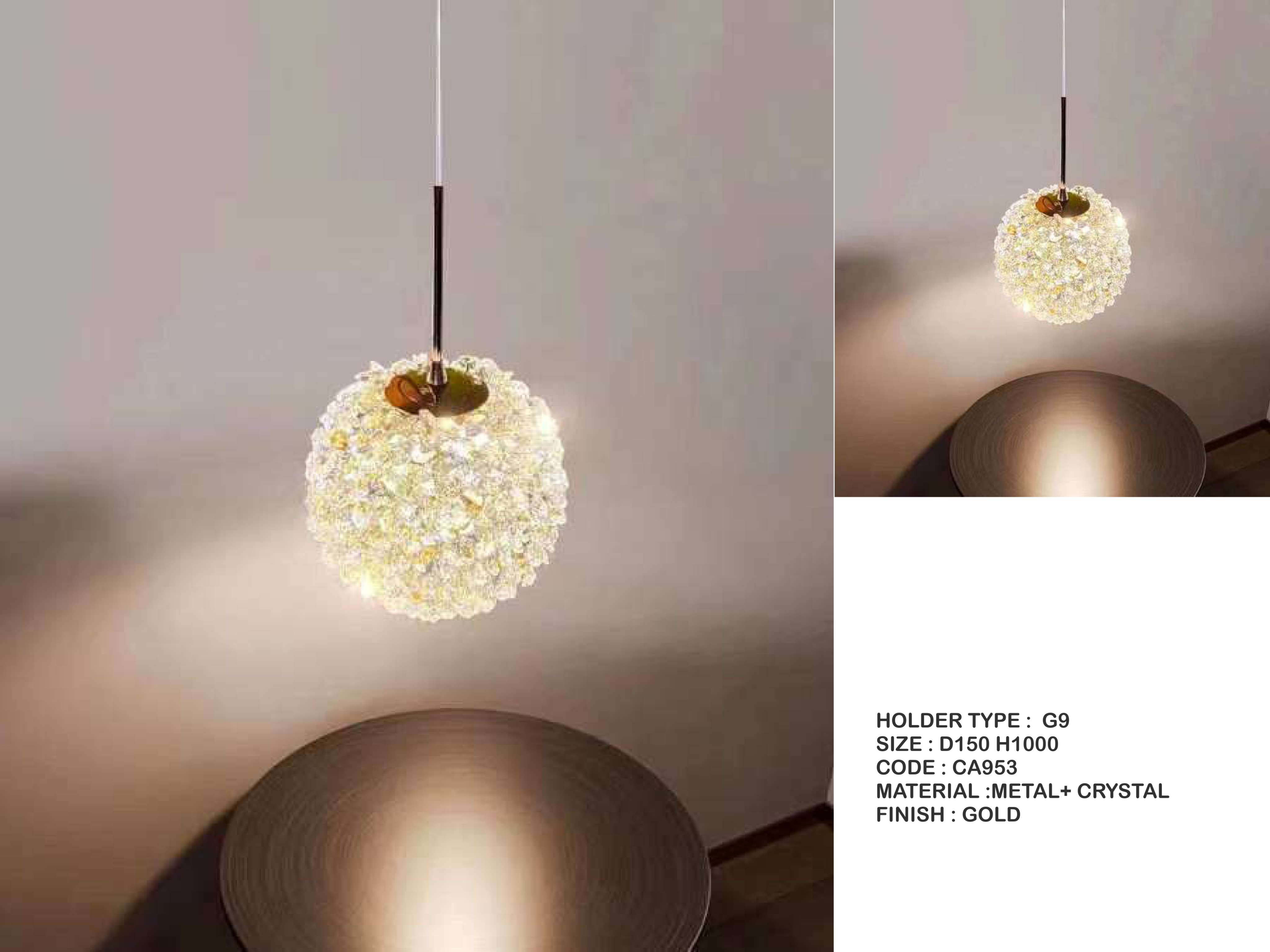 Beyond Lights - Crystal Pendant Light- LCHL